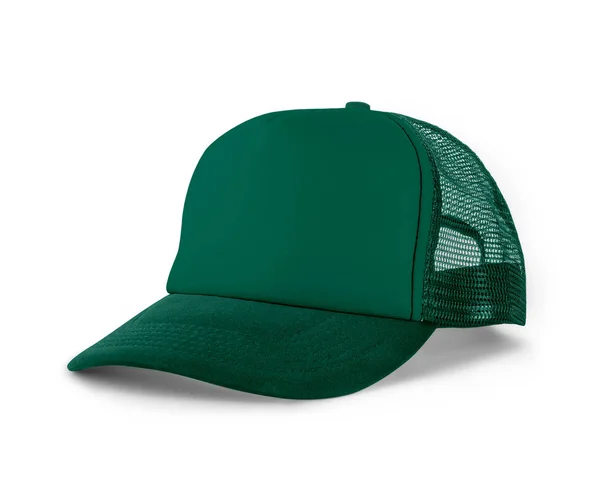 Side View Realistic Cap Mock Lush Meadow Color Una Maqueta — Foto de Stock