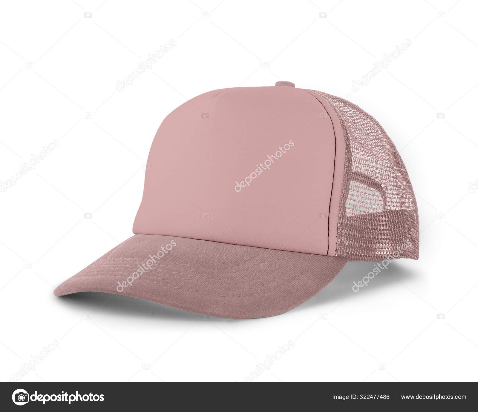 Download Side View Reflex Cap Rose Quartet Color Макет Шляпы ...