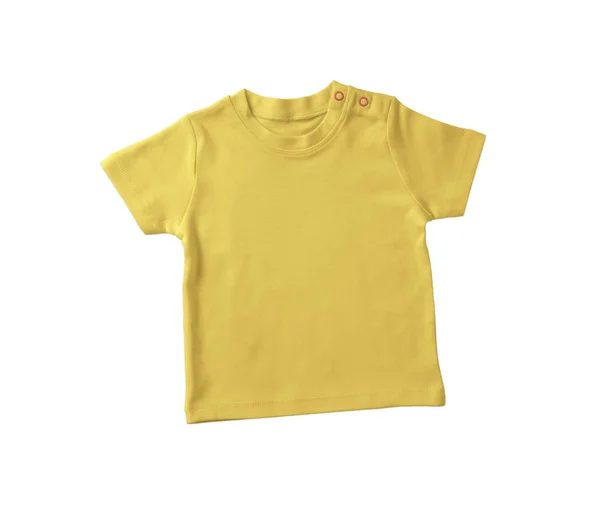 High Resolution Short Sleeves Baby Tshirt Mock Prime Rose Color — 스톡 사진