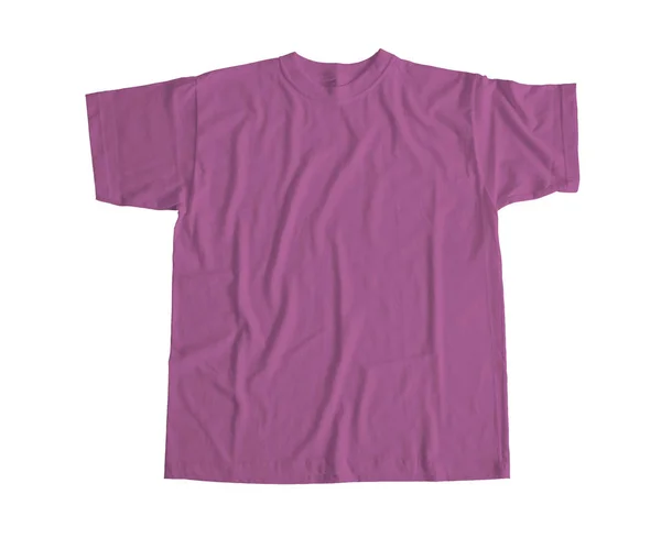 Este Impressionante Mangas Curtas Camiseta Mock Royal Lilac Color Feito — Fotografia de Stock