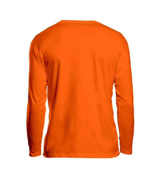 Diese Rückseite Langarm Shirt Attrappen Kurkuma Puder Farbe Ist Gemacht — Stockfoto