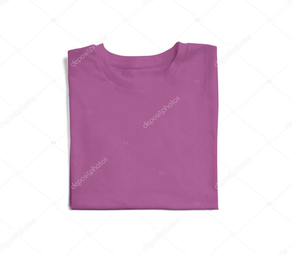 This Folded TShirt Mockup In Royal Lilac Color was made to make your logo or graphic design look more luxurious