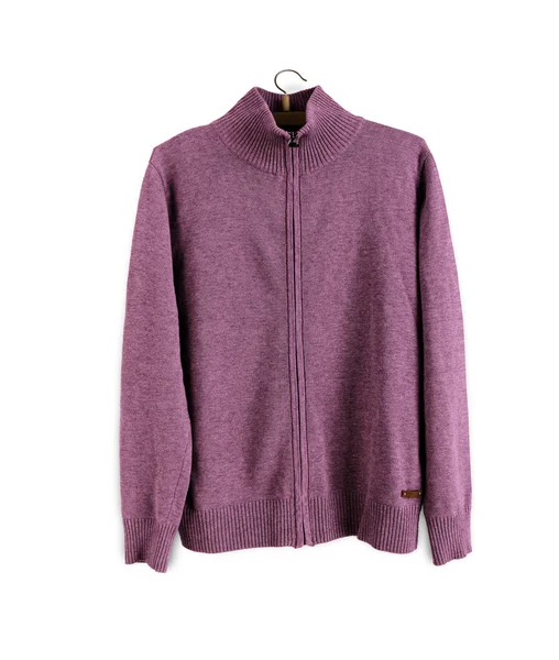 Front View Track Jacket Mockup Hanger Royal Lilac Color Est — Photo