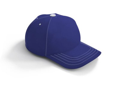 A high resolution Football Cap Mockup In Royal Blue Color to help you present your cap designs beautifully.
