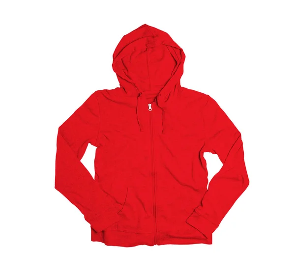 Este Moderno Sweet Hoodie Mock Flame Scarlet Color Irá Ajudá — Fotografia de Stock