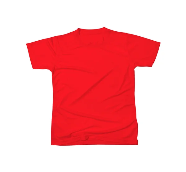 Designable Tshirt Mockup Flame Scarlet Color Help You Customize Your — 图库照片