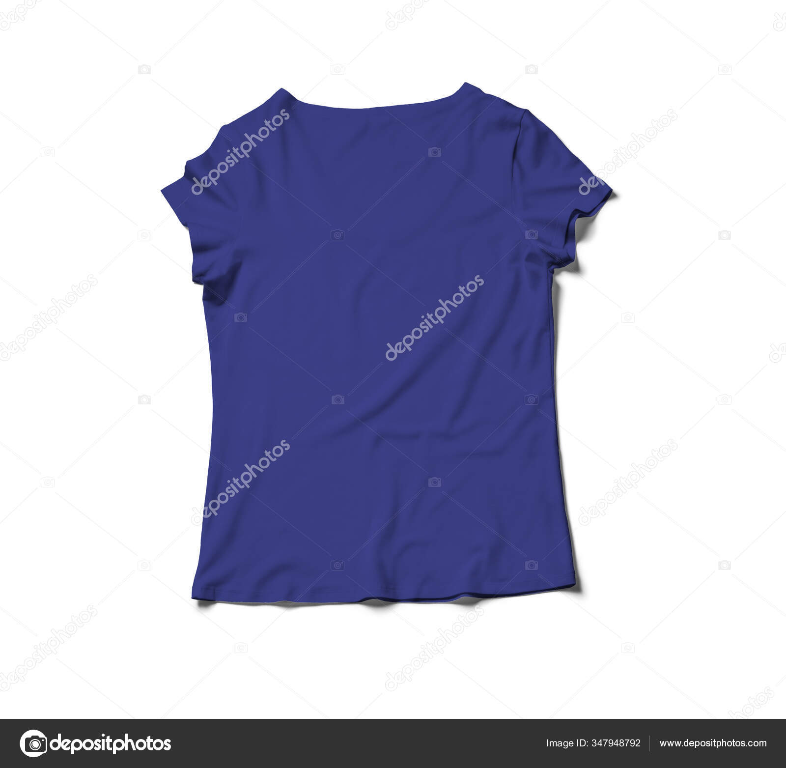 Download Back View Female Shirt Mock Scuba Blue Color You Don ...