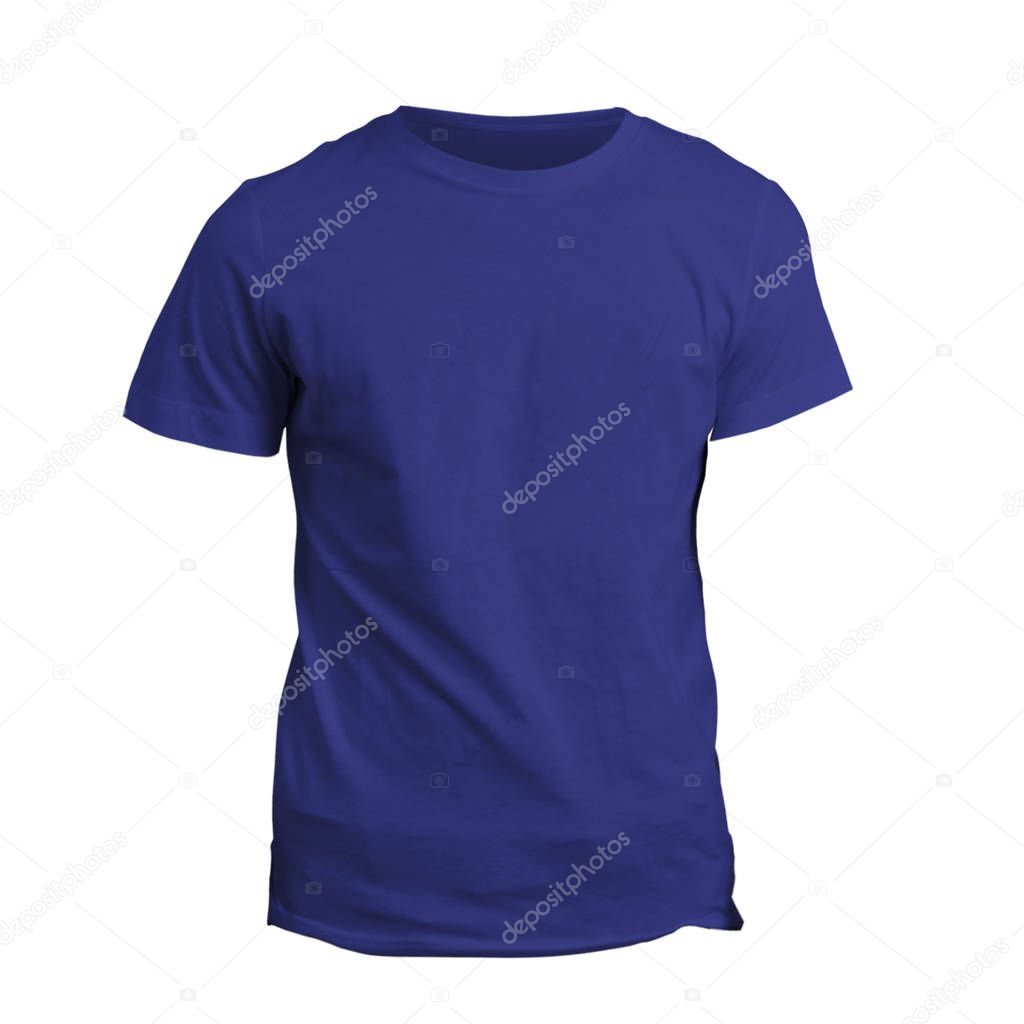 You can customize almost everything on this Luxurious Tshirt Mock Up In Royal Blue Color to match your cap design.