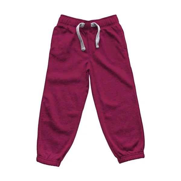 Use Lovely Sweat Pant Mock Dark Sangria Color Everything Becomes — Stock Photo, Image