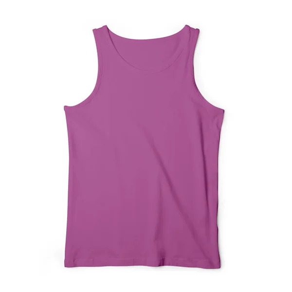 Deze Front View Male Tank Top Mock Royal Lilac Color — Stockfoto