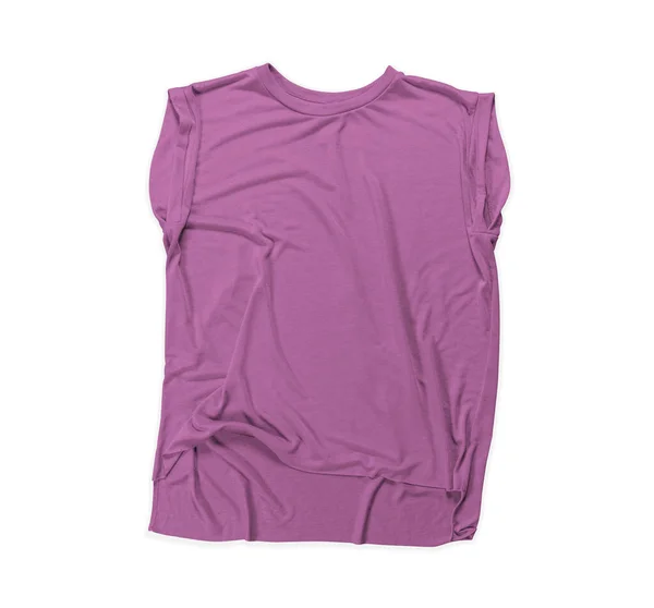 Illessze Design Ebbe Front View Rolled Cuff Tshirt Mock Women — Stock Fotó