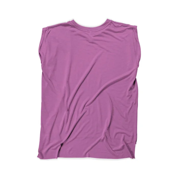 Pokaż Piękno Swoich Projektów Tym Back View Rolled Cuff Tshirt — Zdjęcie stockowe