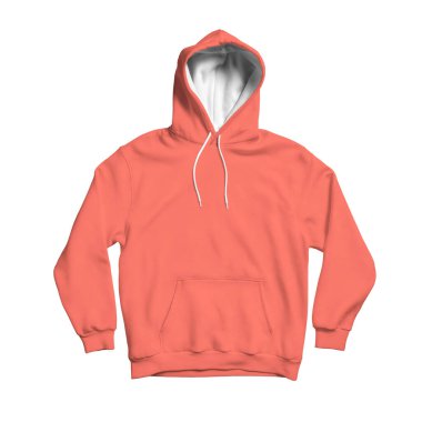 Tasarımınızı daha lüks hale getirmek için bu boş kapüşonlu canlı mercan rengini kullanın.