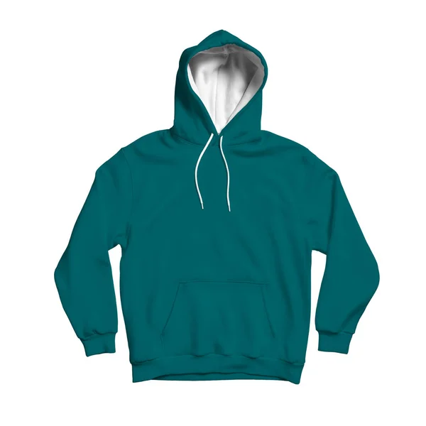 Use Esta Sudadera Con Capucha Linda Blanco Mock Green Eden — Foto de Stock