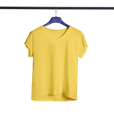 Tasarımınıza daha fazla güzellik katmak için bu kısa kollu V kollu tişörtü kullanın..