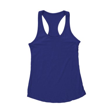 Logonun ya da tasarımının güzelliğini bu basit bayan yarışçı bluzuyla tanıt, Royal Blue Color.