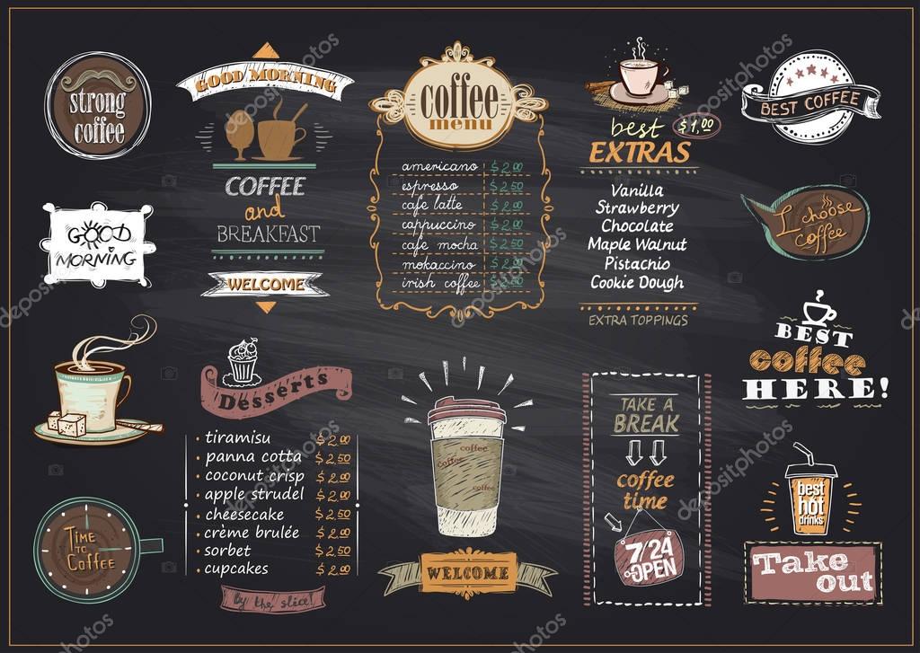 depositphotos_129587134 stock illustration chalkboard coffee and desserts menu