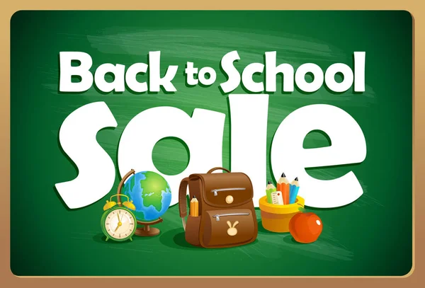 Back to school sale — Stock Vector