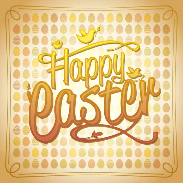 Happy Easter karty z kolorowych jaj — Wektor stockowy