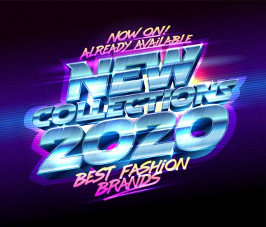 New collections 2020 banner vector design