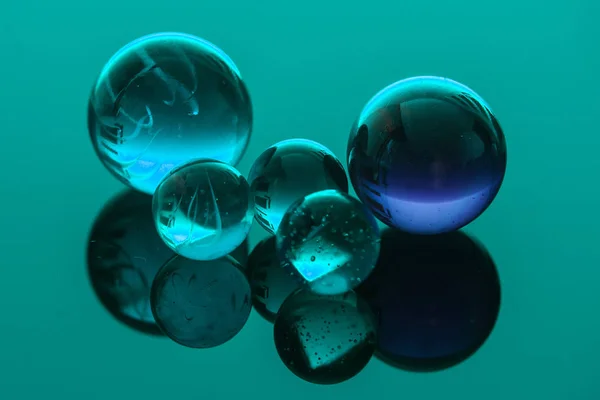 Vidro, mármores de cristal . — Fotografia de Stock