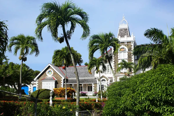 Government House, Morne szerencse, Castries, Szent Lucia Stock Kép