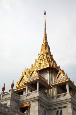 WAT Trimit Tapınağı mahallesinde, Bangkok, Tayland.