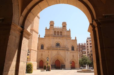 The Co cathedral of Saint Mary or Maria is the cathedral of Castell de la Plana, located in the comarca of Plana Alta, in the Valencian Community, Spain. clipart