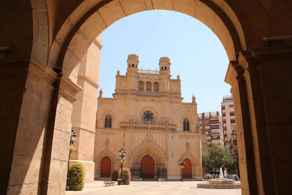 Concatedral Santa María María Catedral Castell Plana Situada Comarca Plana —  Fotos de Stock