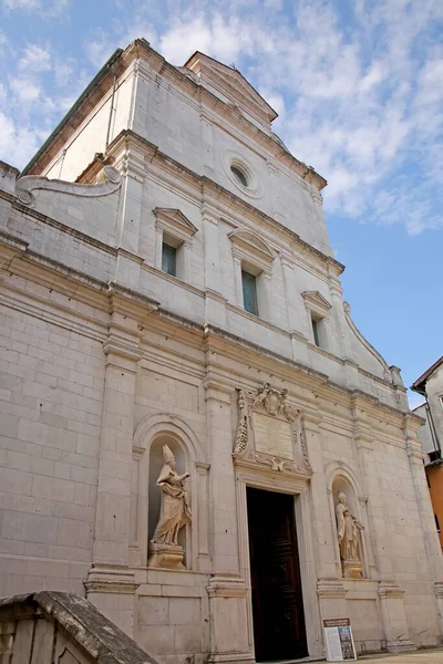 San Paolino Lub Santi Paolino Donato Jest Renesansowym Kościołem Bazyliki — Zdjęcie stockowe
