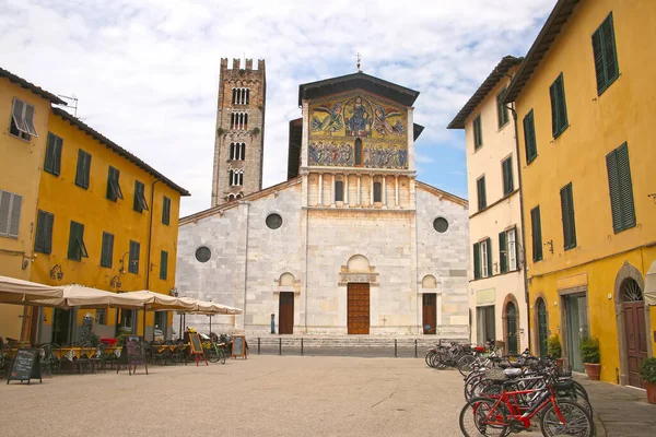 Basilique San Frediano Est Une Église Romane Lucques Toscane Italie — Photo