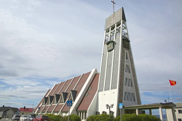 Hammerfest Kilisesi Norveç Troms Finnmark Ilinin Gamvik Belediyesi Nde Bulunan — Stok fotoğraf