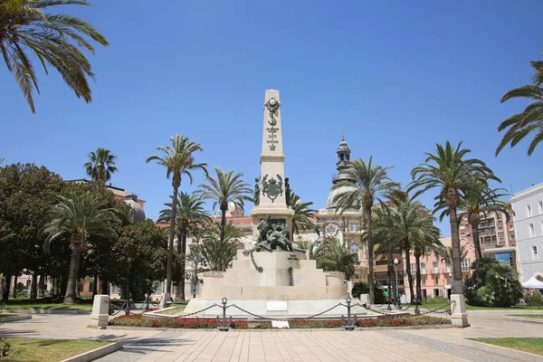Spanya Nın Başkenti Cartagena Murcia Bulunan Spanyol Amerikan Savaşı Nda — Stok fotoğraf