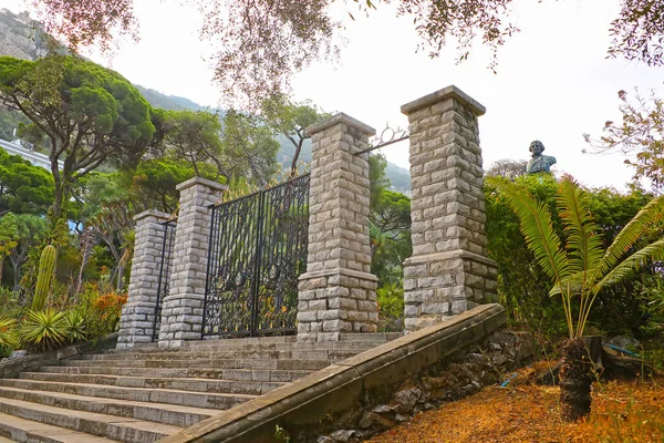 Entrance Gate Alameda Gardens Which Botanical Gardens Gibraltar British Overseas — Stock Photo, Image