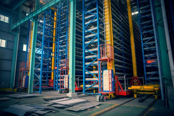 Taller de fábrica de acero —  Fotos de Stock