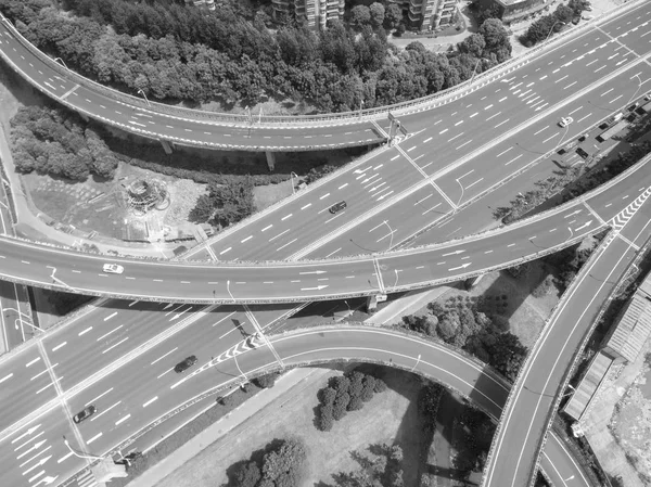 Luchtfoto van de snelweg viaduct — Stockfoto