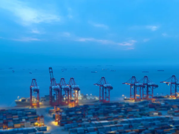 Aerial view of Container Terminal — Stock Photo, Image