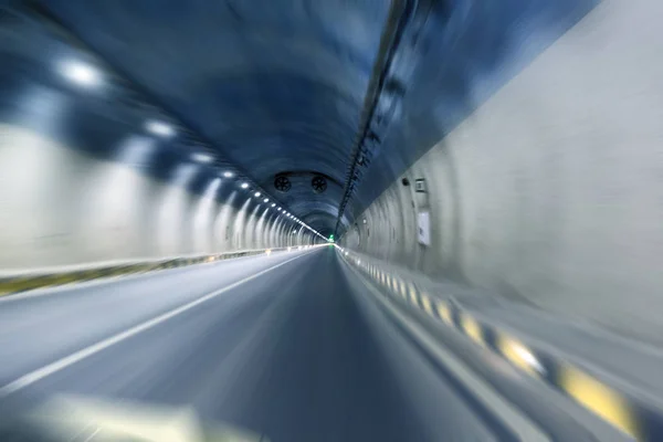 Túnel Carretera Vacío Camino — Foto de Stock