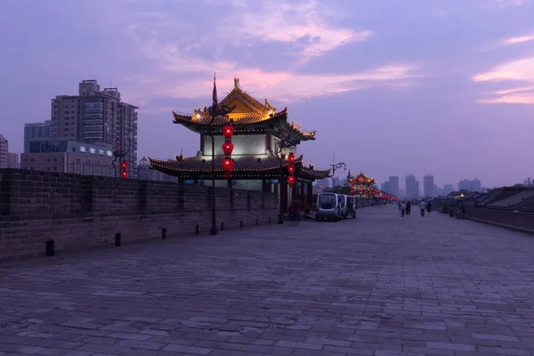 China Muro de la ciudad de Xian — Foto de Stock