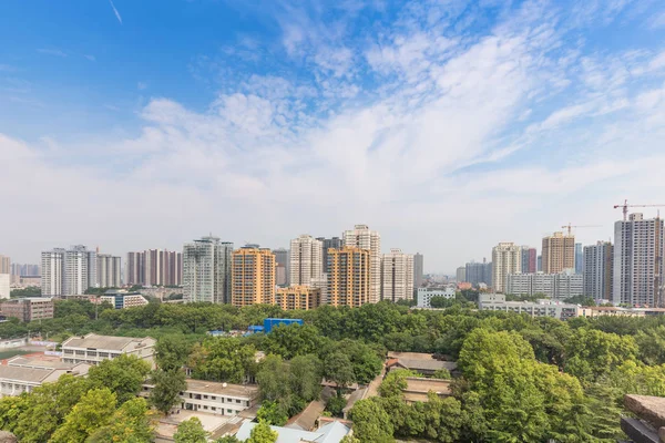 Paisagem urbana da China em Xian — Fotografia de Stock