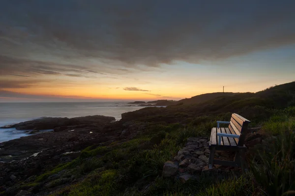 På kvällen, havet av moln — Stockfoto