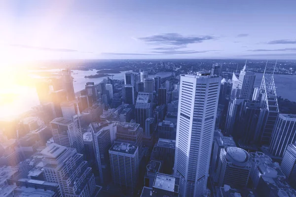 Vue aérienne de la skyline de Sydney — Photo