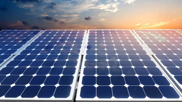 New energy solar panels — Stock Photo, Image