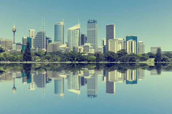 Lo skyline dell'architettura urbana di Sydney — Foto Stock