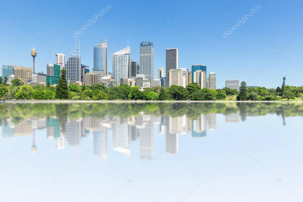 Sydney's skyline of urban architecture