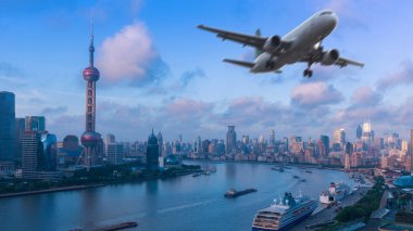 Şanghay, çene şehir manzarası