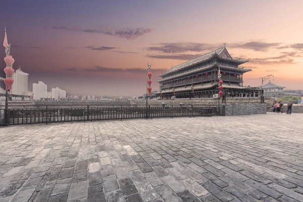 Muralla de la ciudad de Xian — Foto de Stock