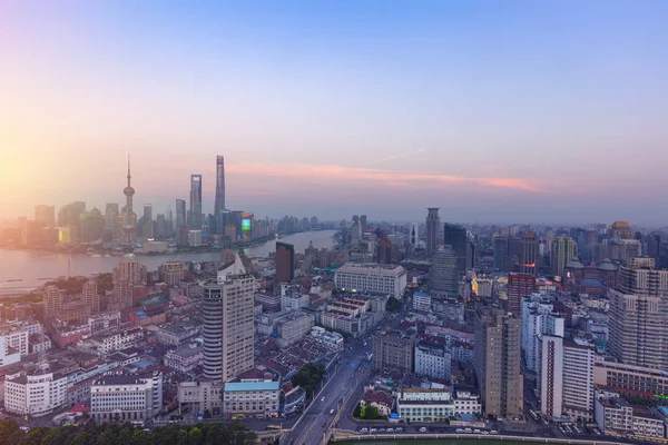 Abend Shanghai Stadt Städtisch — Stockfoto