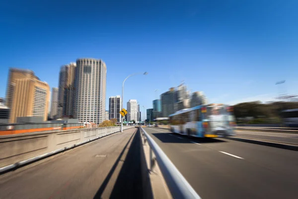 Sydney městské silniční dopravy — Stock fotografie