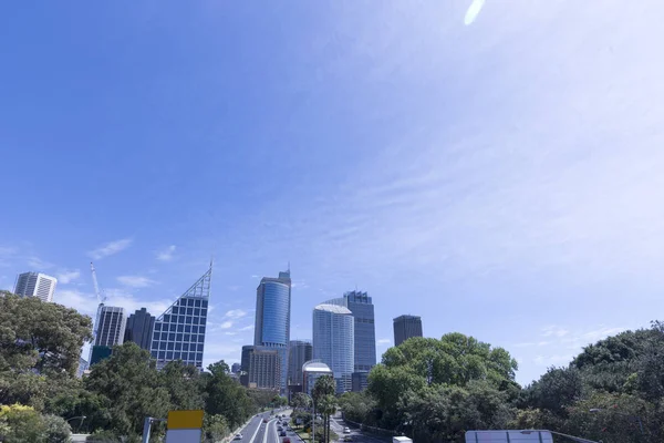 Sydney kentsel mimari ve ulaşım — Stok fotoğraf